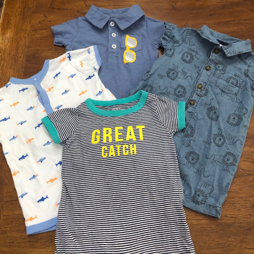 Boys 9 month Rompers